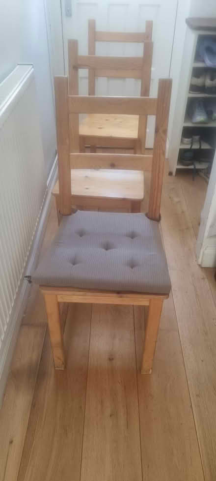 Photo of free 3 Ivar IKEA dining chairs (BS5) #1