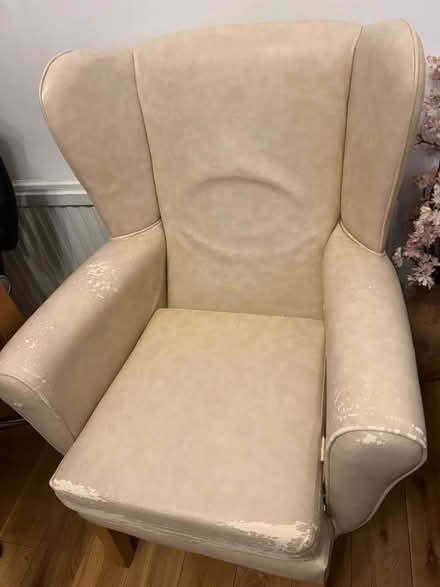 Photo of free Wingback Armchair (Ilford, IG11SF) #1
