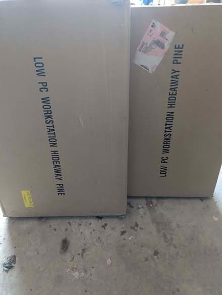 Photo of free Pine computer table (Newbiggin CA11) #1