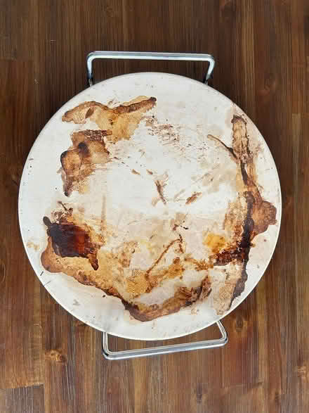 Photo of free 2 x pizza stones and metal stands (Barnsley S70) #1