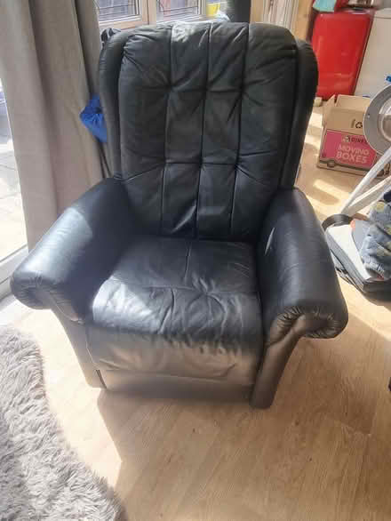 Photo of free Black rise & recline chair (Osmaston derby) #1