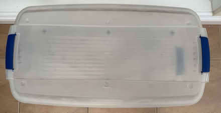 Photo of free 2 plastic boxes (on wheels) (Weston) #2