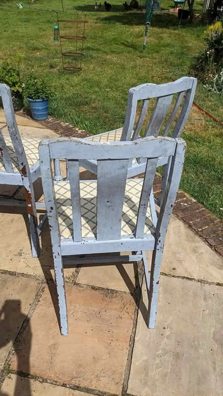 Photo of free Three matching kitchen chairs (Cranleigh) #4