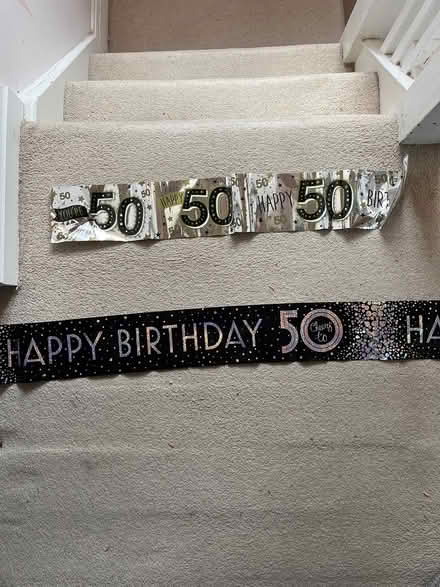 Photo of free 50th birthday banners (LS7) #1