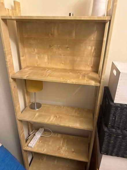 Photo of free Tall Wooden Shelves Unit (Acton) #1