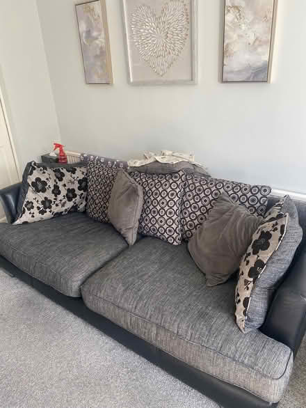 Photo of free Sofa and cuddle chair (Idle BD10) #1