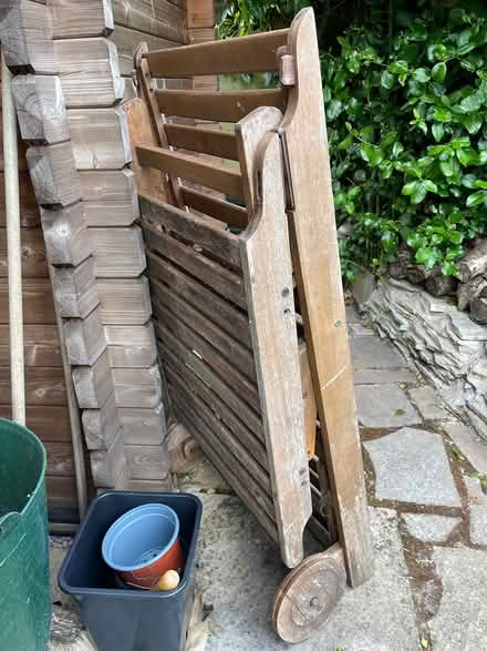 Photo of free Wooden sun lounger (L37) #1