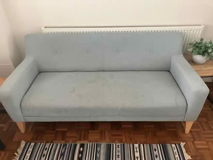 Photo of free Aquamarine 3 seater sofa (Barnes SW13) #1