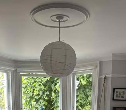 Photo of free Paper pendant lampshade (Colliers Wood SW19) #1