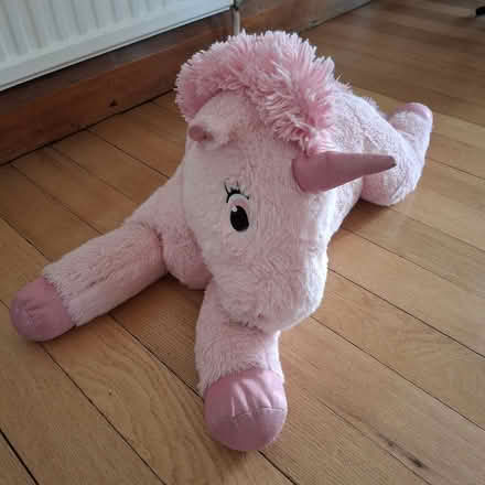 Photo of free Giant pink unicorn soft toy (Hallam Fields, Ilkeston) #1