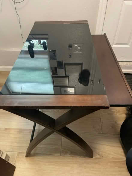 Photo of free Glass Top Desk (Palo Alto) #2