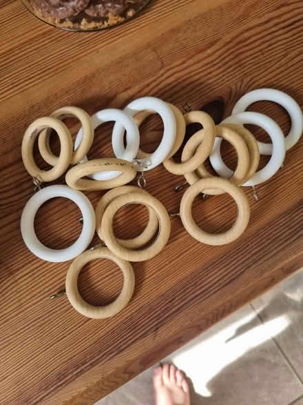 Photo of free Curtain rings (Bignall End ST7) #1