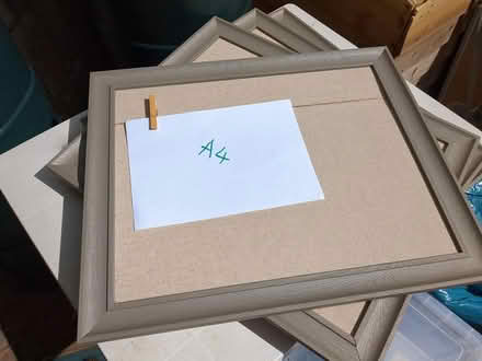 Photo of free 4 matching framed pin boards (Worcester WR5) #1