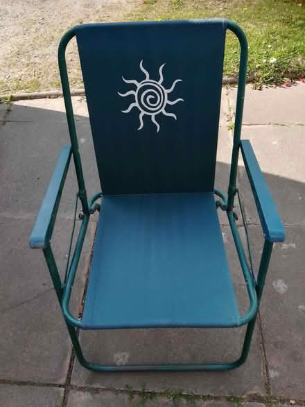Photo of free Fold up chair, green good order (Tebay CA10) #1