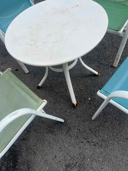Photo of free Child’s outdoor table and chairs (BA2) #2