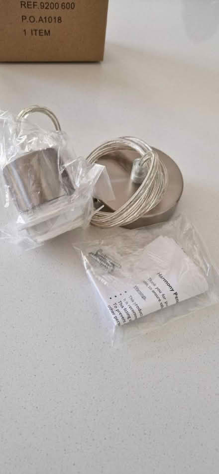 Photo of free Silver pendant light fitting (Redland Bristol, BS6) #1