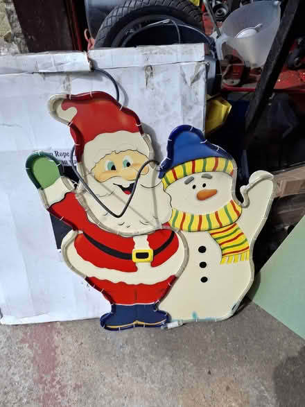 Photo of free 80cm tall Xmas Rope Santa (Utley BD20) #1