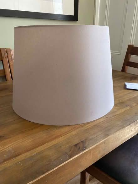 Photo of free John Lewis huge grey lampshade (Stannington S6) #1