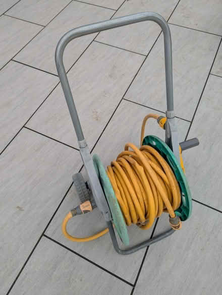 Photo of free Hozelock Hosepipe & Trolley (CB3) #1