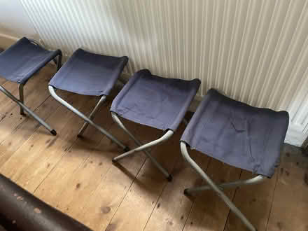 Photo of free 4 folding camping stools (New Malden KT3 4) #2