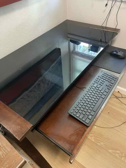 Photo of free Glass Top Desk (Palo Alto) #1