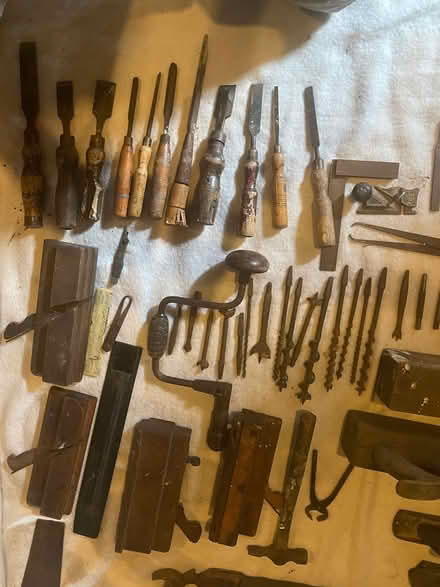 Photo of free A bundle of old carpenter’s tools (GU46 7RR) #3