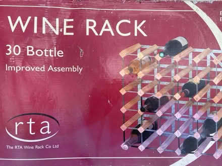 Photo of free 30 bottle wine rack (BA11 Asda side of Frome) #1