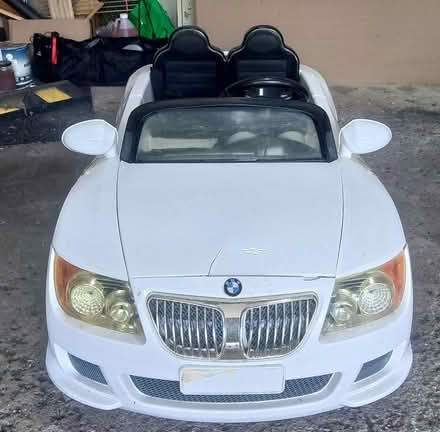 Photo of free White BMW Power Wheels Car (Near Mooseheart 60510) #1