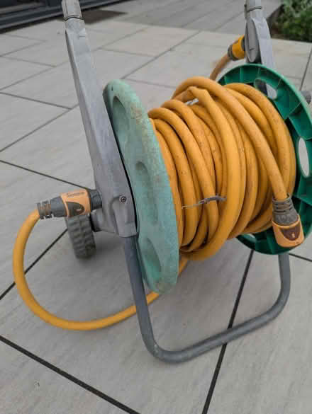 Photo of free Hozelock Hosepipe & Trolley (CB3) #2