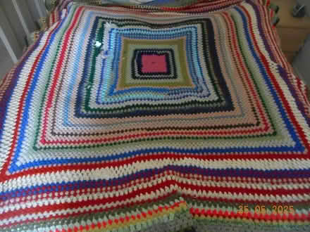 Photo of free Knitted throw 190 x 190cm (Broomhill, G11) #1