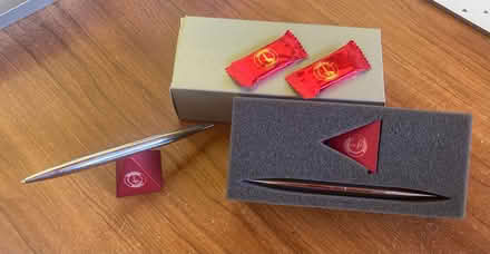 Photo of free Charlton Athletic pens with stand (Abbey Wood SE2) #1
