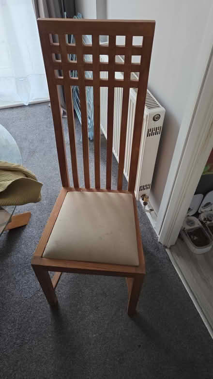 Photo of free Glass round table + 4 chairs (Merley BH21) #2