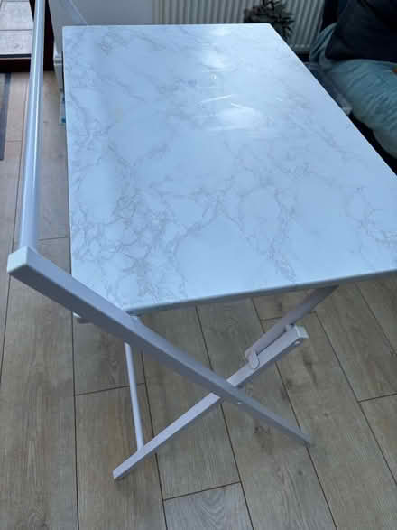 Photo of free Table white marble effect (Whitchurch CF14) #1