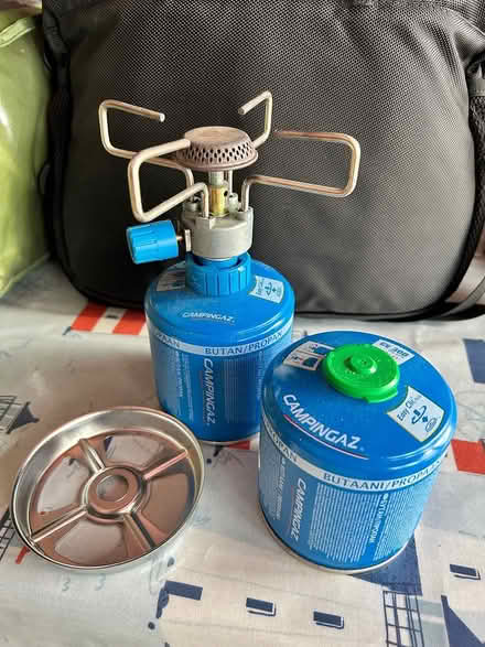 Photo of free Camping gas stove & spare (Barnsley S70) #1