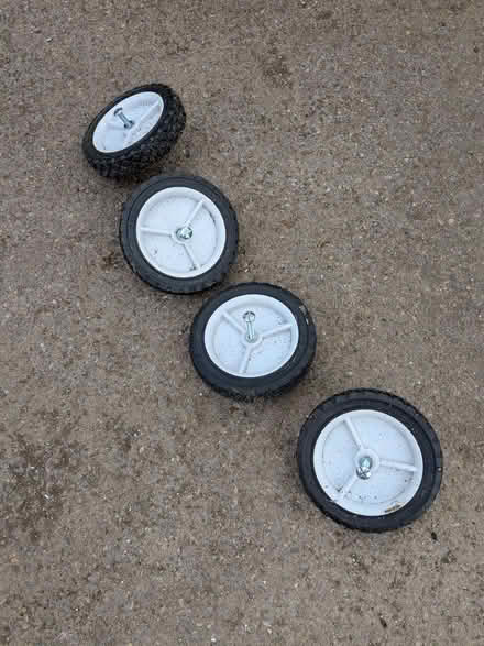 Photo of free 4 small wheels for a project (Winsley BA15) #2