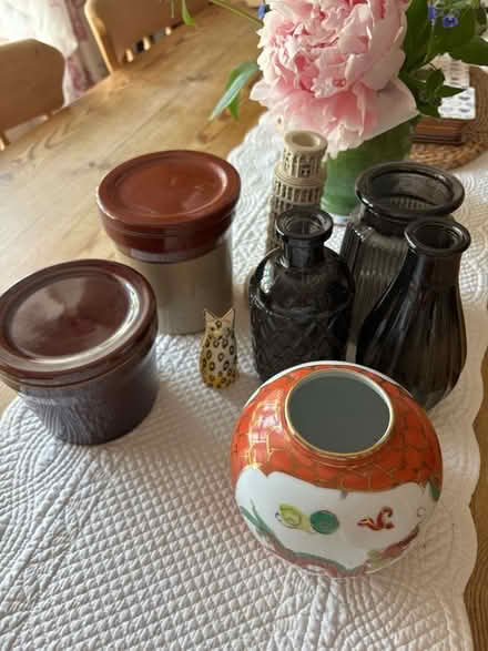 Photo of free Denby Jars, oriental vase, glass vases & NicNacs (Hampden Park BN22) #1