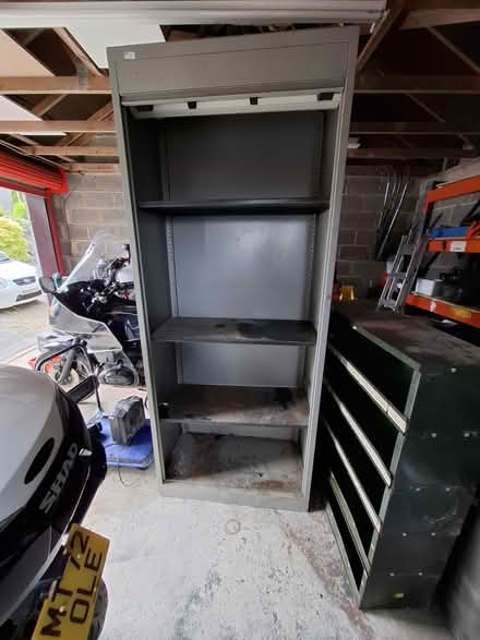 Photo of free Roller Fronted Metal Cabinet (Utley BD20) #1