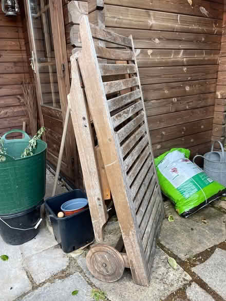 Photo of free Wooden sun lounger (L37) #2