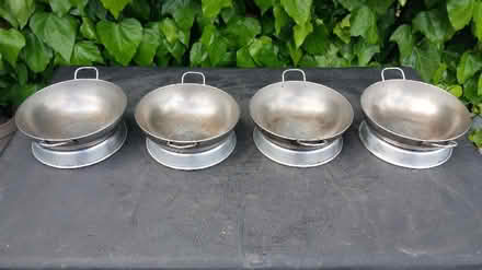 Photo of free Dishes, stainless steel × 4 pcs (Ealing Pitshanger W5) #1