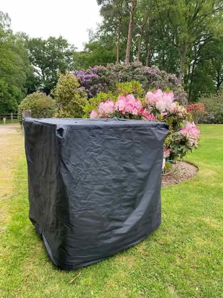 Photo of free 1000L IBC water tank and cover (used for irrigation) (Newtown Linford LE67) #2