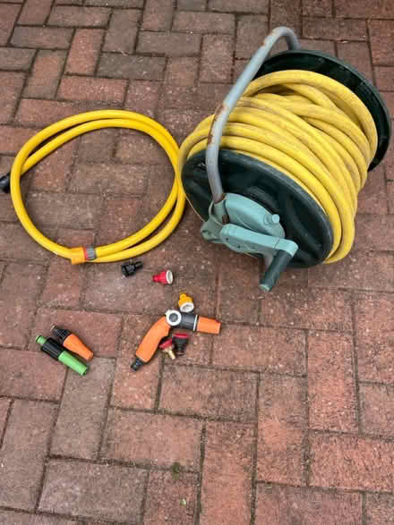 Photo of free Large garden hose and fittings (TF4) #1