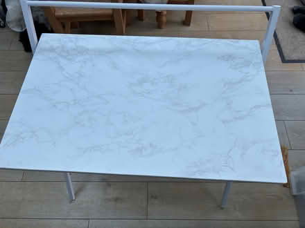 Photo of free Table white marble effect (Whitchurch CF14) #3
