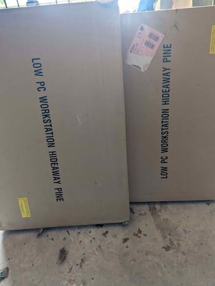 Photo of free Pine computer table (Newbiggin CA11) #2