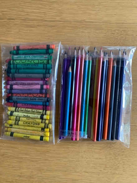 Photo of free Coloured pencils and crayons (Mannings Heath) #1