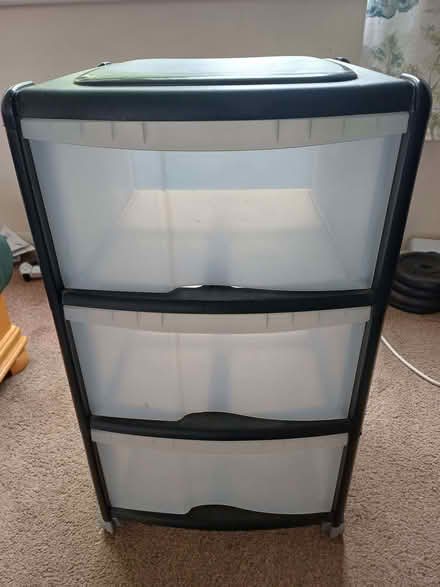 Photo of free Tontarelli 3-Tier Drawer Unit with Wheels (Orgreave S13) #1