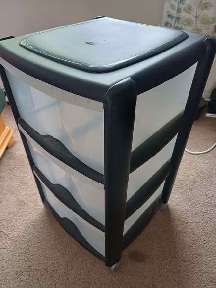 Photo of free Tontarelli 3-Tier Drawer Unit with Wheels (Orgreave S13) #3