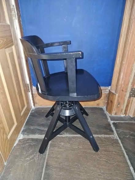 Photo of free Wooden swivel chair (Ossett WF5) #2