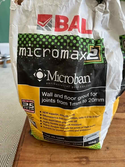 Photo of free Half bag of grout (Osney OX2) #1