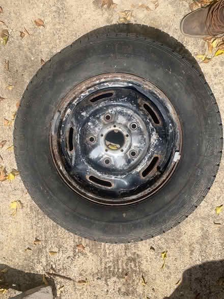 Photo of free Ford Transit steel wheel with tyre (Mickleton GL55) #1