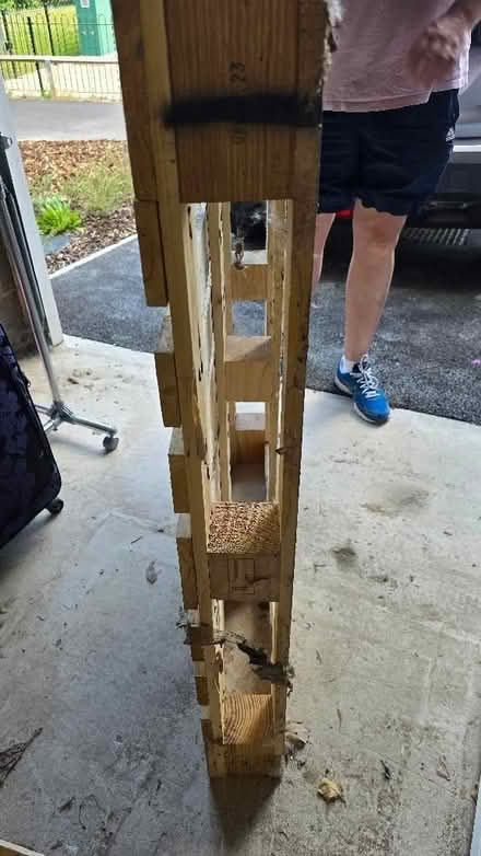 Photo of free Wooden pallet (Aston S26) #2
